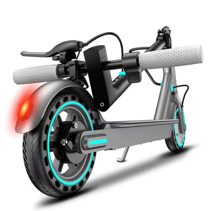 Foldable Electric Scooter 350W Motor, 8.5" Solid Tires, Display, 3-Speed, Large Battery - Portable -Scooter for Urban Commuting, Suitable for Adults