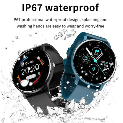 Waterproof Fitness Smart Watch – Heart Rate & Sleep Tracking