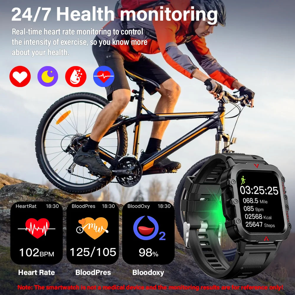 Men’s Bluetooth Smart Watch 1.71" With Call & Fitness Tracking