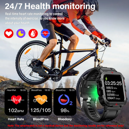 Men’s Bluetooth Smart Watch 1.71" With Call & Fitness Tracking