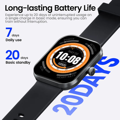 Smartwatch With 2.01" HD Screen & Bluetooth Calling