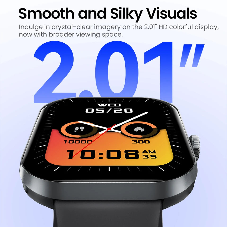 Smartwatch With 2.01" HD Screen & Bluetooth Calling