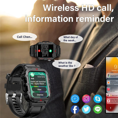 Men’s Bluetooth Smart Watch 1.71" With Call & Fitness Tracking