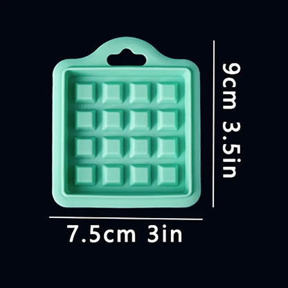 5pcs Non-Stick Silicone Waffle Mold for Baking